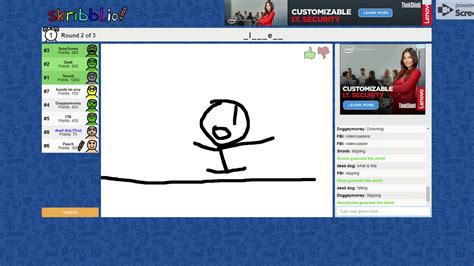 Free Multiplayer Drawing & Guessing Game .